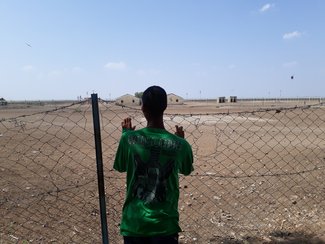 Young refugee Shagarab